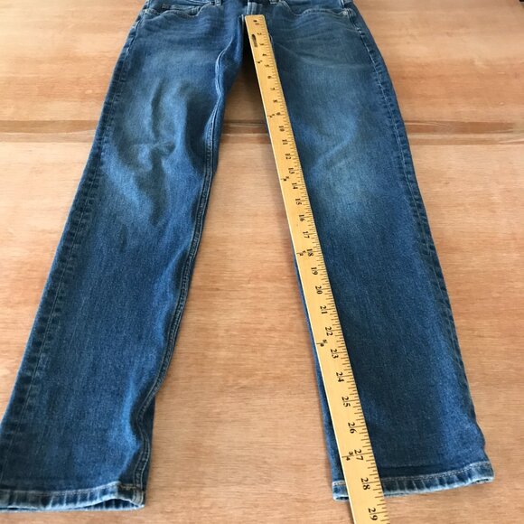 Everlane Uniform The Slim Jeans Men 29x30 Blue Low Rise Dark Wash Stretch 17097 - Picture 4 of 12